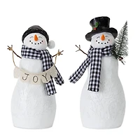 8.5" Snowman Tabletop Accents, 4ct.