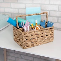 Honey Can Do 12.75" Multi-Compartment Wicker Basket Caddy