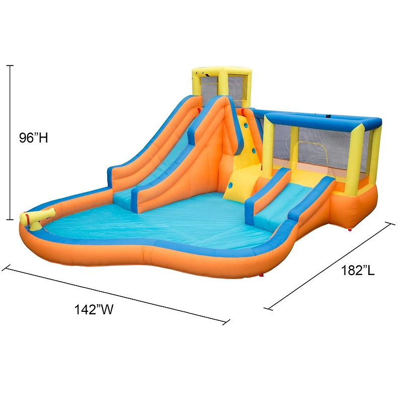 Banzai® 15ft. Slide 'N Bounce Water Park™