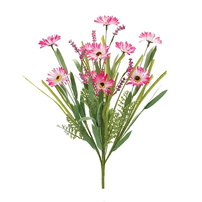 20.25" Mixed Daisy Bush, 2ct.