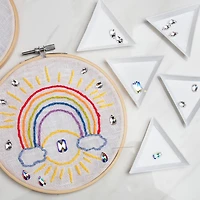 14mm Crystal AB Emerald Cut Sew-On Austrian Crystals by Bead Landing™, 2ct.