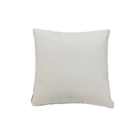 16" White & Silver Glitter Snowflake Throw Pillow by Ashland®
