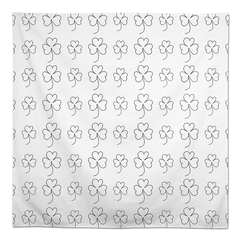 Simple Clover Pattern 58" x 58" Tablecloth
