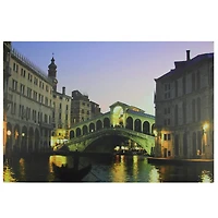 LED Venice Italy Grand Canal Canvas Wall Art