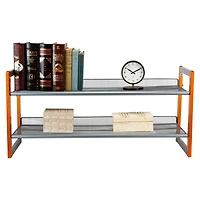 Organize It All Wooden Stackable Shoe Rack