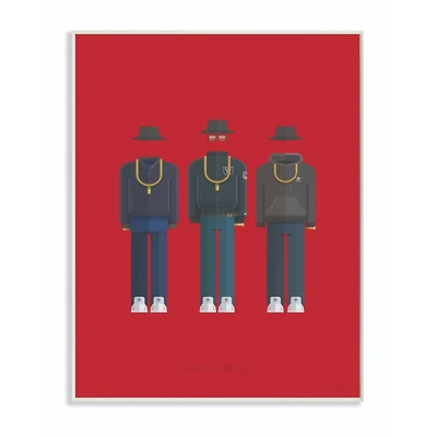 Stupell Industries Run DMC Fashion Design Wall Plaque