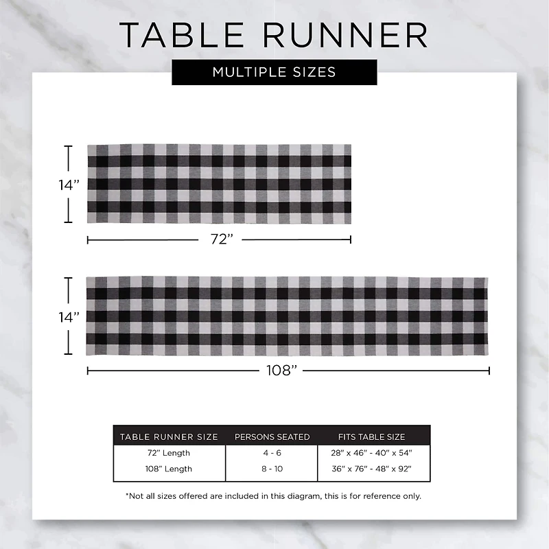 DII® 108" Middle Stripe Burlap Table Runner
