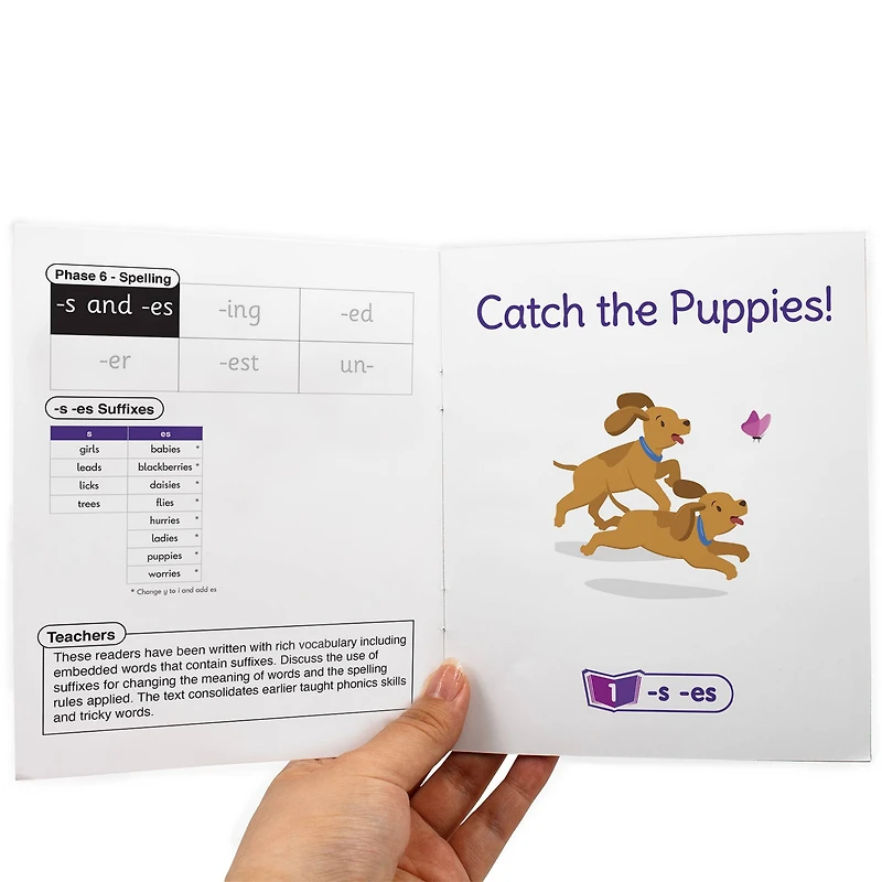 Junior Learning® Decodable Readers Fix Its Suffixes Fiction Phase 6 Set