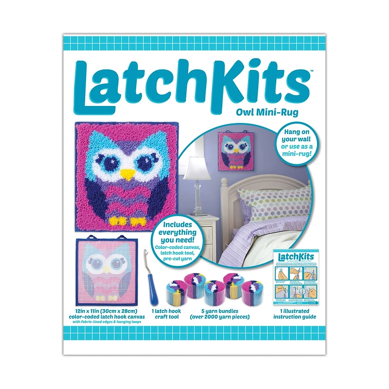 LatchKits Owl Mini-Rug