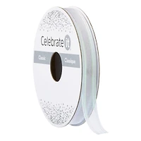 3/8'' x 7yd. Sheer Iridescent Ribbon by Celebrate It®