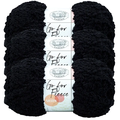3 Pack Lion Brand® Go For Fleece Sherpa Yarn