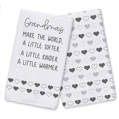 Grandmas Make The World Tea Towel, 2ct.