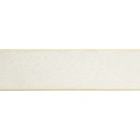 1.5" x 30ft. Ivory Faux Linen Wired Ribbon by Celebrate It™