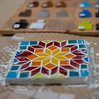 Oceanside Compatible™ Small Mosaic Stained Glass Squares