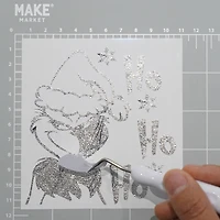 Textured Metallic Permanent Vinyl by Make Market