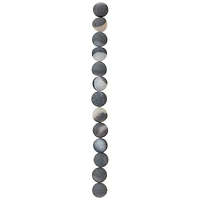 12 Pack:  Grey Agate Round Beads, 12mm by Bead Landing™