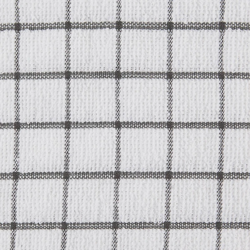 DII® Mineral Gray Combo Windowpane Dishcloths, 6ct.