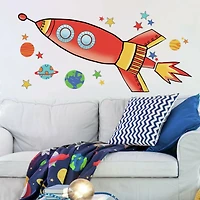 RoomMates Rocket Peel & Stick Giant Wall Decals