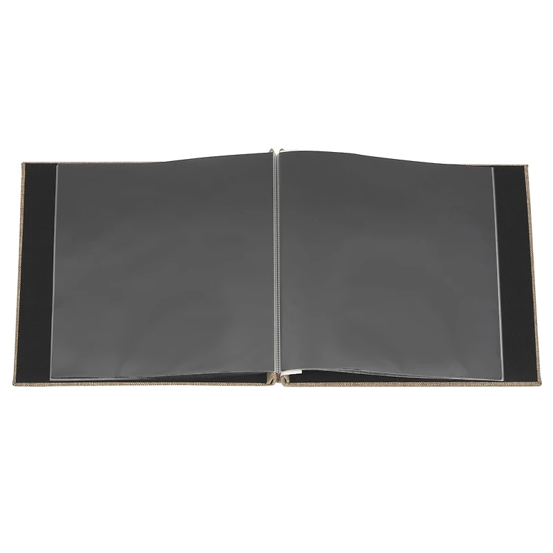 Dark Burlap Scrapbook Album by Recollections™