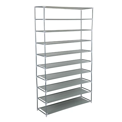 Simplify Gray 50 Pair Shoe Rack