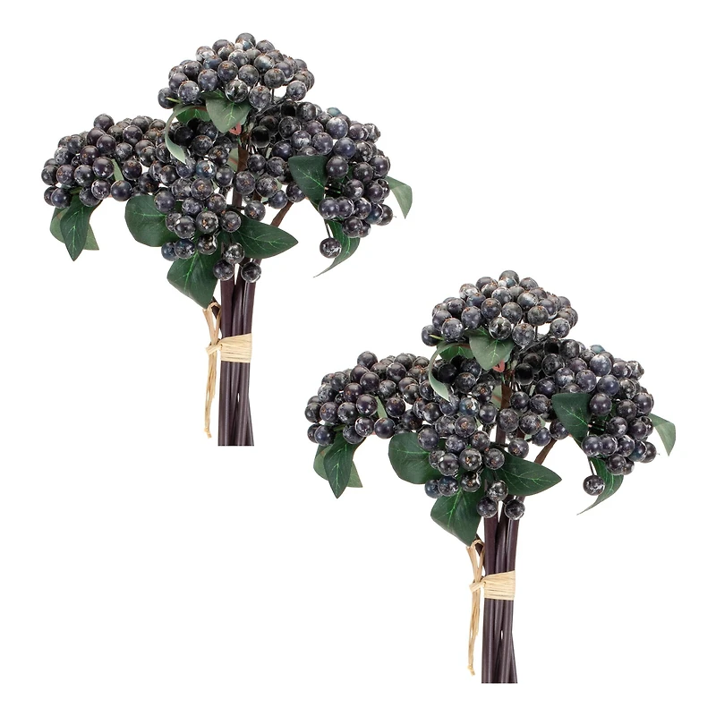 12.75" Blue Berry Bundles, 2ct.