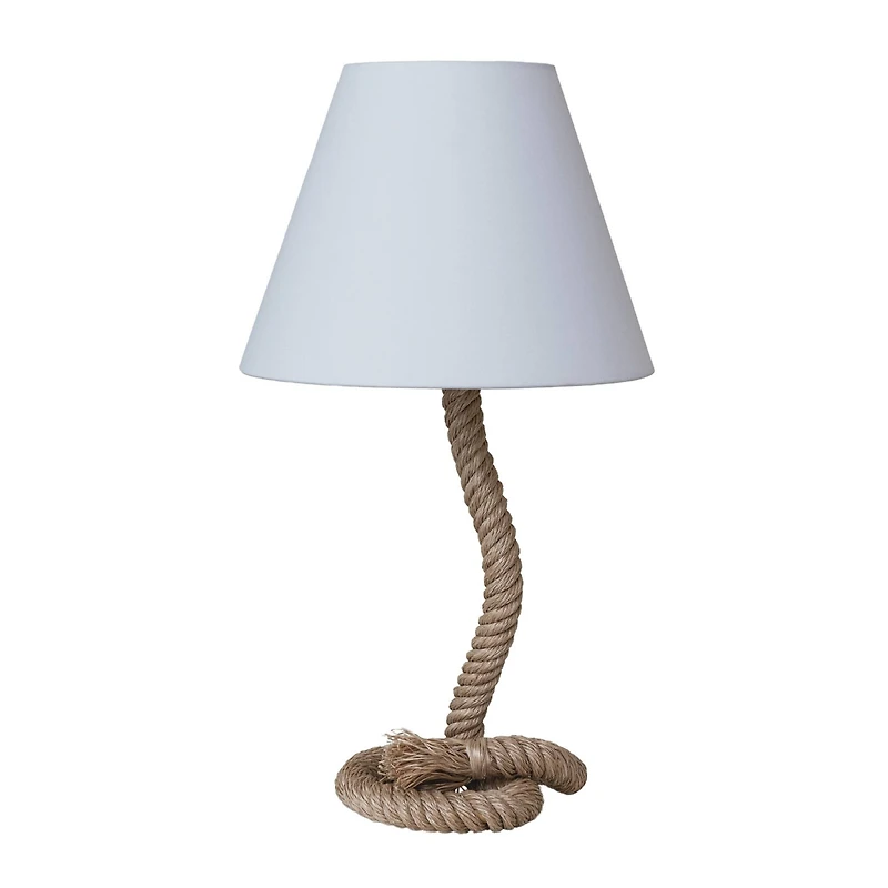 Hello Honey® 26.5" Brown Rope Table Lamp
