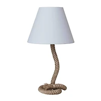 Hello Honey® 26.5" Brown Rope Table Lamp