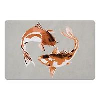 Circling Koi Floor Mat, 27" x 18"