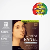 Ampersand™ Artist Smooth Uncradled 3/8" Wood Panel