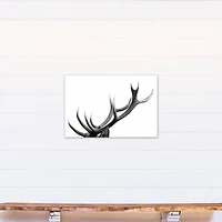 Modern Antlers 20" x 30" Canvas Wall Art