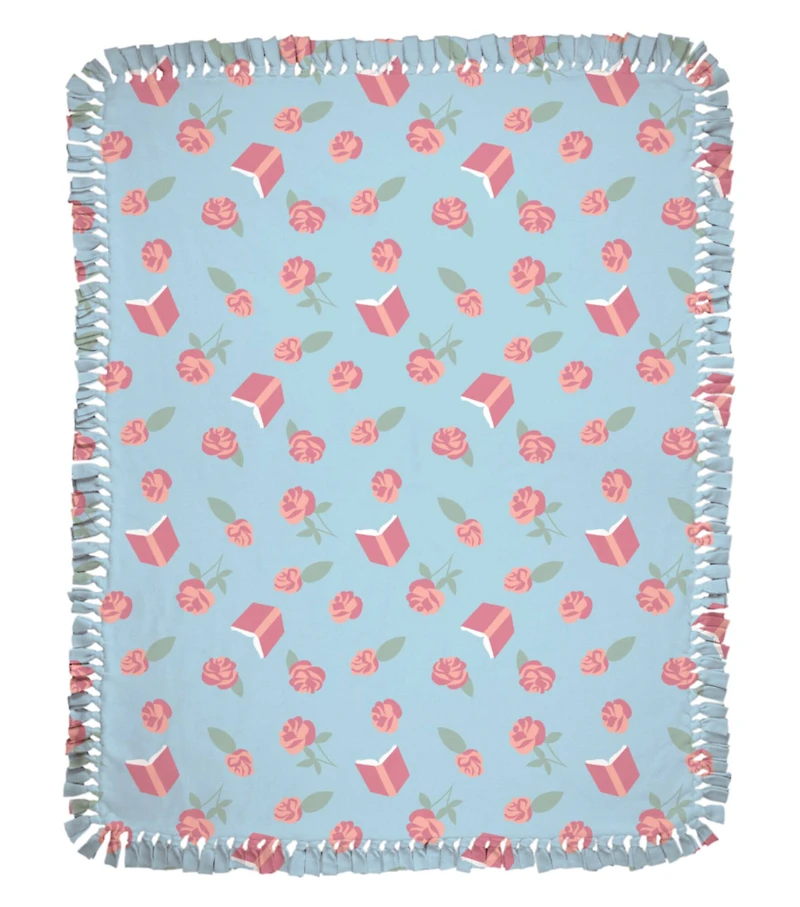 Beauty & the Beast 48" No Sew Fleece Throw Kit