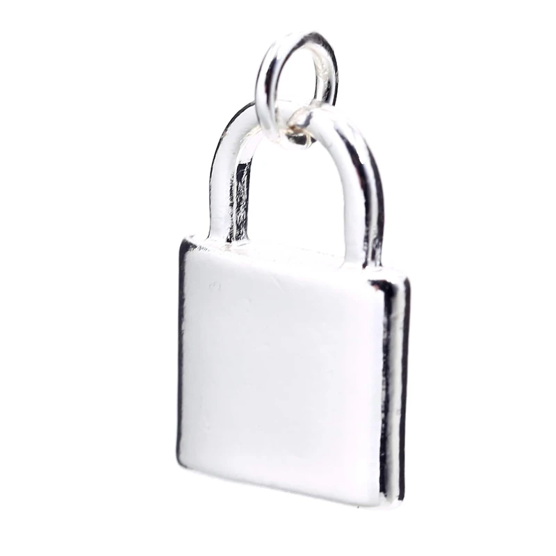 Silver Plated Lock Charm by Bead Landing™