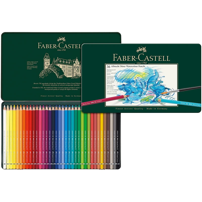 Faber-Castell Albrecht Durer 36 Color Watercolor Pencil Set