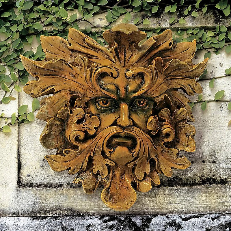 Design Toscano Oak King Green Man Wall Sculpture