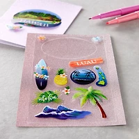 12 Pack: Hawaii Dimensional Stickers by Recollections™