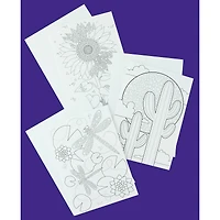 Leisure Art® Dot Art 24-Piece Botanical Card and Envelope Set