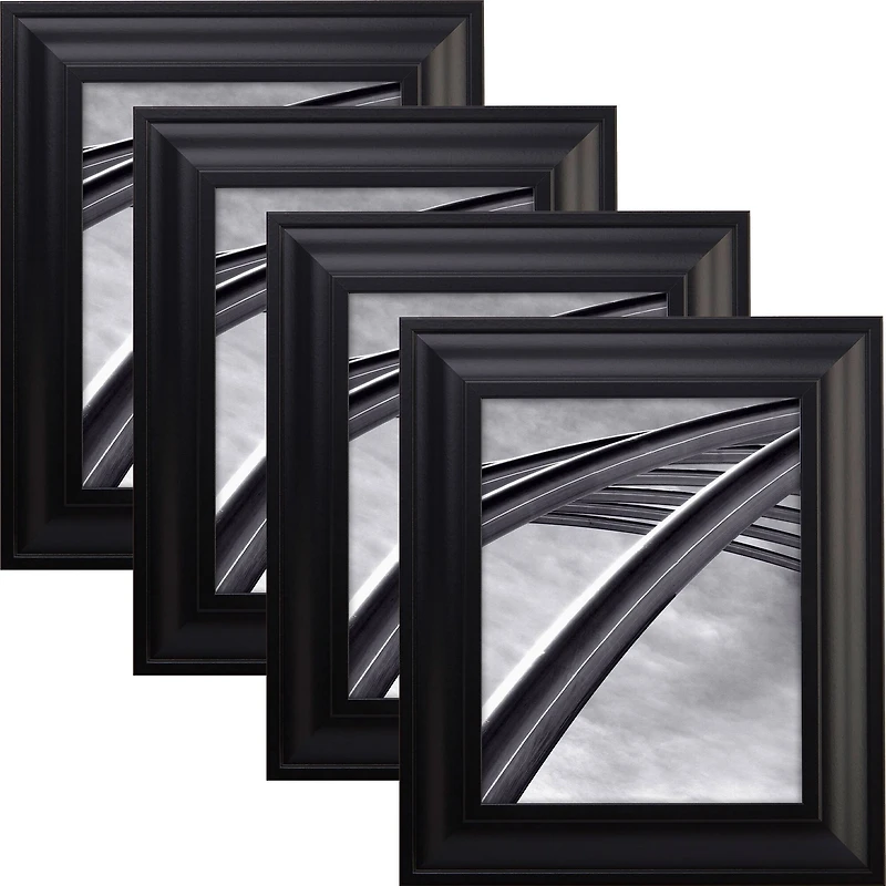 4 Pack: Craig Frames Upscale Satin Black Picture Frame