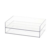 12 Pack: 12" x 8" Clear Stacking Storage Tray by Simply Tidy™