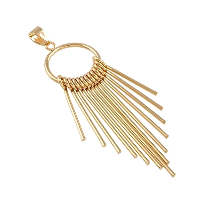 Gold Metal Tassel Pendant by Bead Landing™