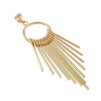 Gold Metal Tassel Pendant by Bead Landing™