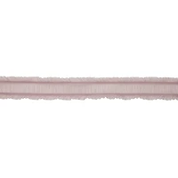 1.5" x 7yd. Dusty Pink Ruffle Trim Ribbon by Celebrate It® Blush Romance