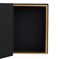 Black Oh, Happy Day Linen Storage Book Box Set