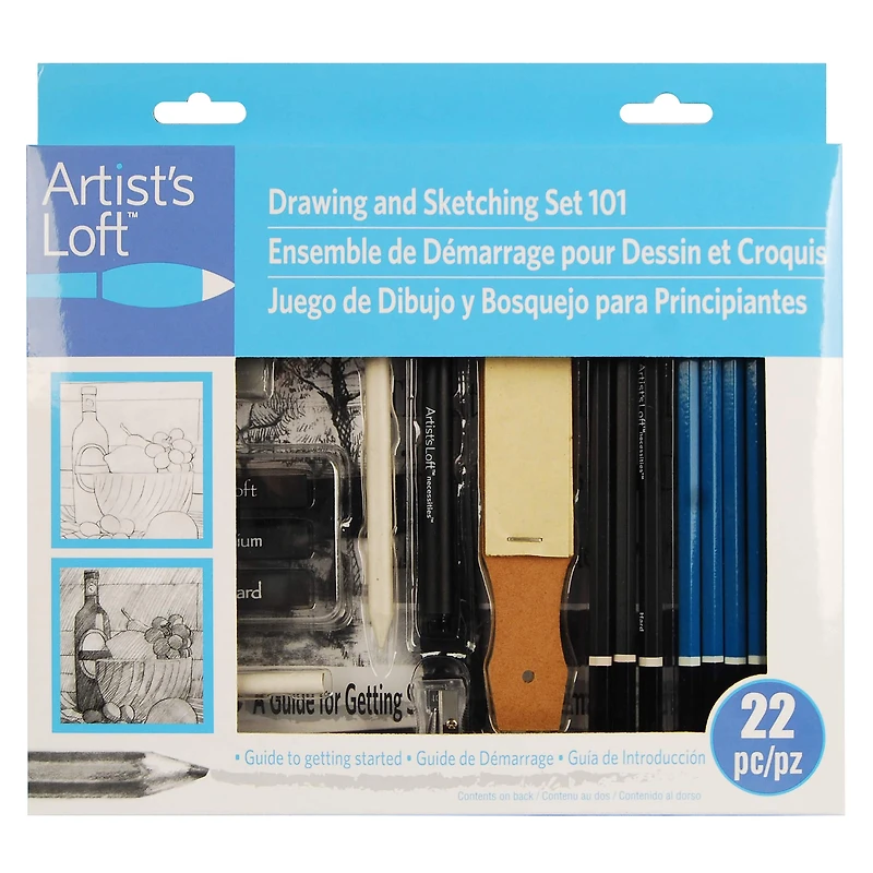 Beginner Drawing & Sketching Set by Artist's Loft™