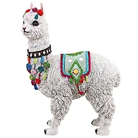Design Toscano 14" Andes Alpaca of Rainbow Mountain Statue