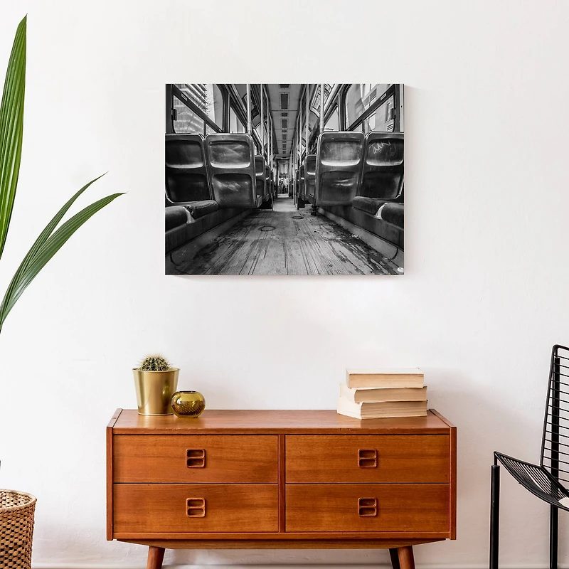 City Bus 20" x 16" Canvas Wall Art