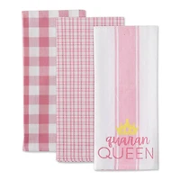 DII® Pink Quaranqueen Dish Towels, 3ct.