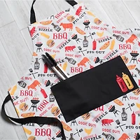 Bbq Print Chef Apron