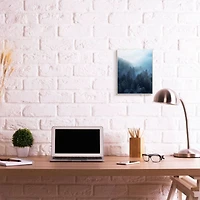 Stupell Industries Daylight over Pine Forest Mountain with Fog Wall Art