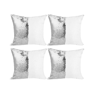 Craft Express Sublimation Flip Sequin Pillows, 4ct.