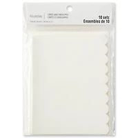 Scalloped Folded Cards & Envelopes by Recollections